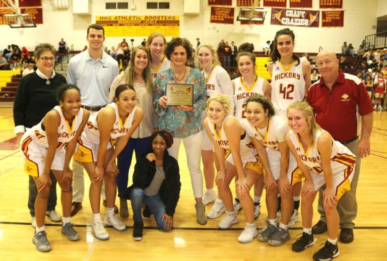 HIGH SCHOOL GIRLS BASKETBALL Hickory honors Helms for 450th career win
