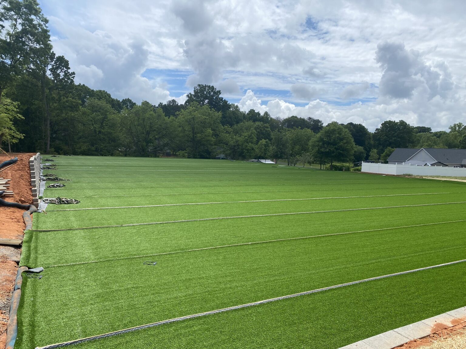 ATHLETES LAB Turf is down on field built as part of expansion in Maiden Hobbs Daily Report